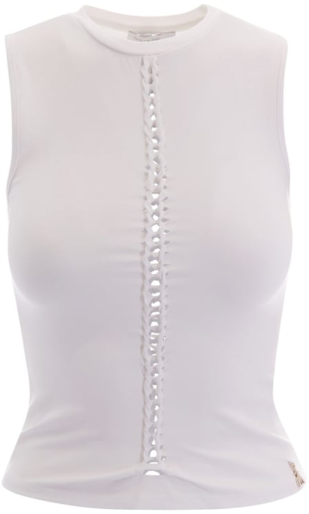 Patrizia Pepe Top Bianco Ottico