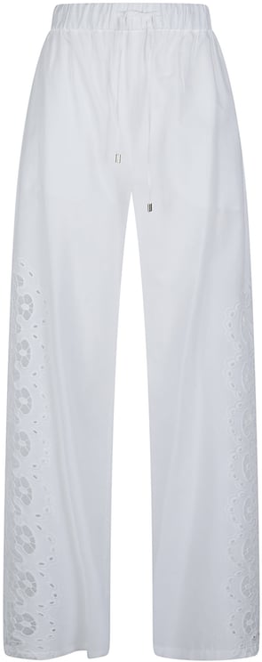 Patrizia Pepe Wide Leg Pant White