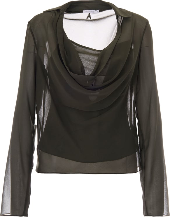 Patrizia Pepe Shirts Mysterious Green