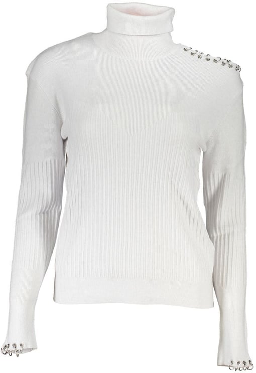 Patrizia Pepe Patrizia Pepe Grigio Poliammide Women Sweater Turtleneck