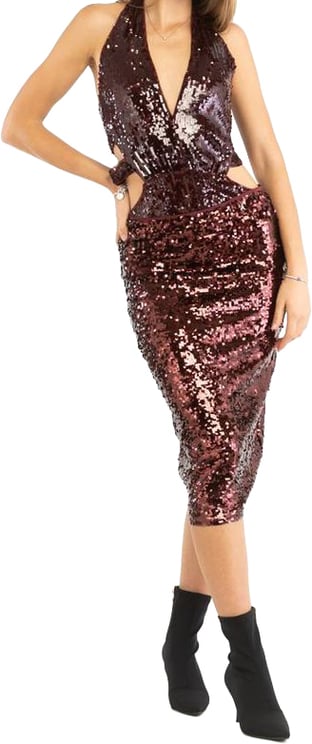 Patrizia Pepe Patrizia Pepe Red Polyester Bodysuit