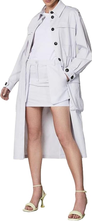 Patrizia Pepe Patrizia Pepe Purple Cotton Mini Skirt