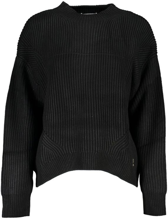 Patrizia Pepe Patrizia Pepe Black Acrylic Women's Turtleneck Sweater