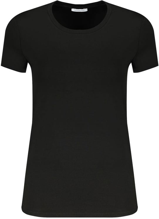 Patrizia Pepe Patrizia Pepe Black Organic Cotton Women T-Shirt