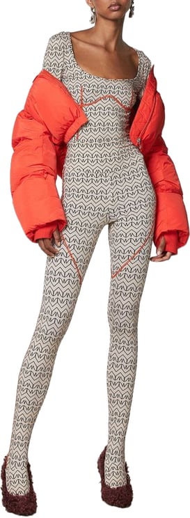 Patrizia Pepe Patrizia Pepe Bicolor Polyamide Leggings
