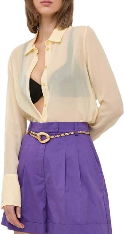Patrizia Pepe Shirt Seta Clarity Yellow
