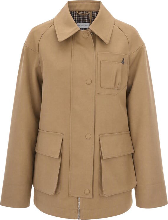 Patrizia Pepe Coats Anomaly Beige