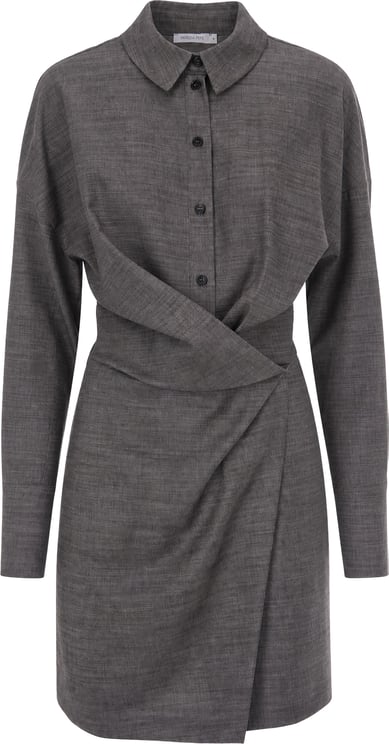 Patrizia Pepe Dresses Gray Flannel