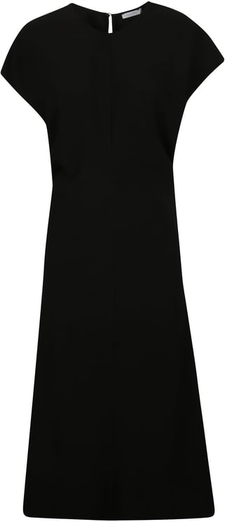 Patrizia Pepe Short Sleeve Dress Black