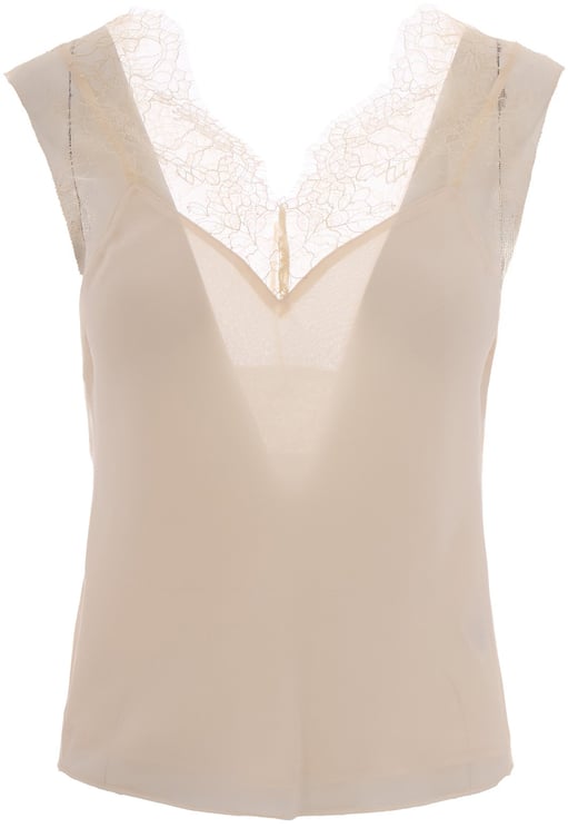 Patrizia Pepe Top Warm Ivory