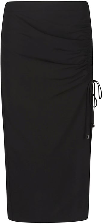 Patrizia Pepe Midi Skirt Black