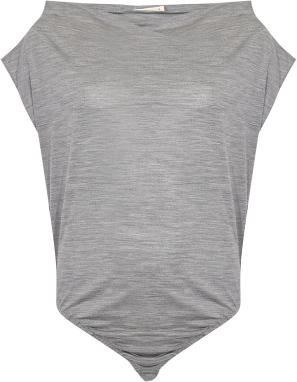 Patrizia Pepe Top Grigio Medio Melange