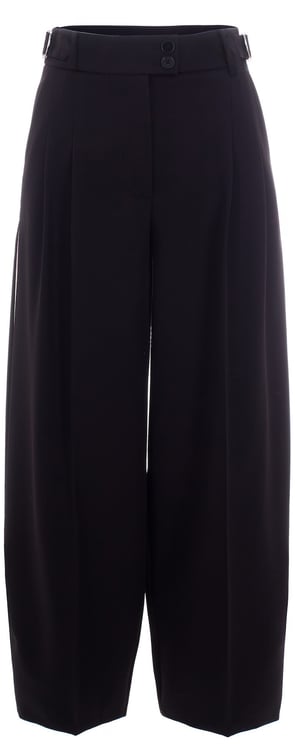 Patrizia Pepe Trousers Blackwarm Ivory