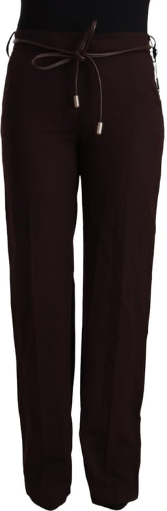 Patrizia Pepe Patrizia Pepe Black High Waist Straight Formal Pants