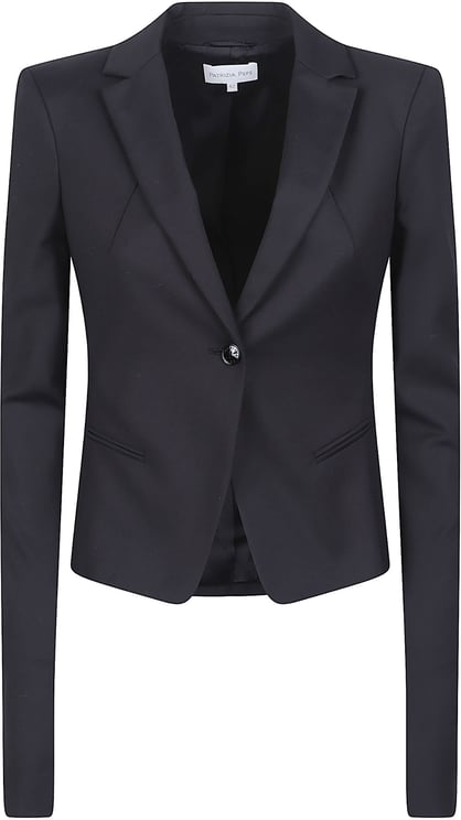 Patrizia Pepe Long Sleeve Jacket Black