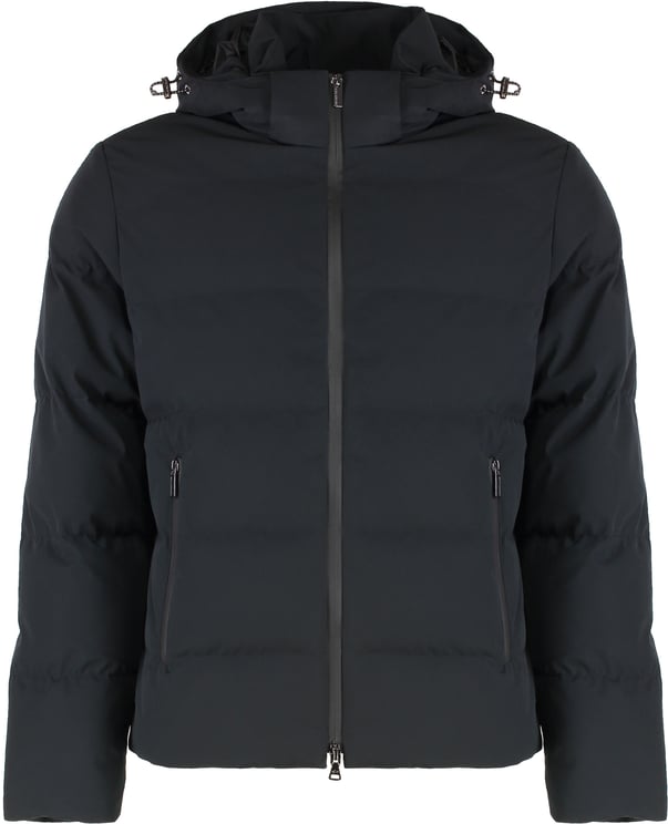 Paul & Shark Hooded short down jacket