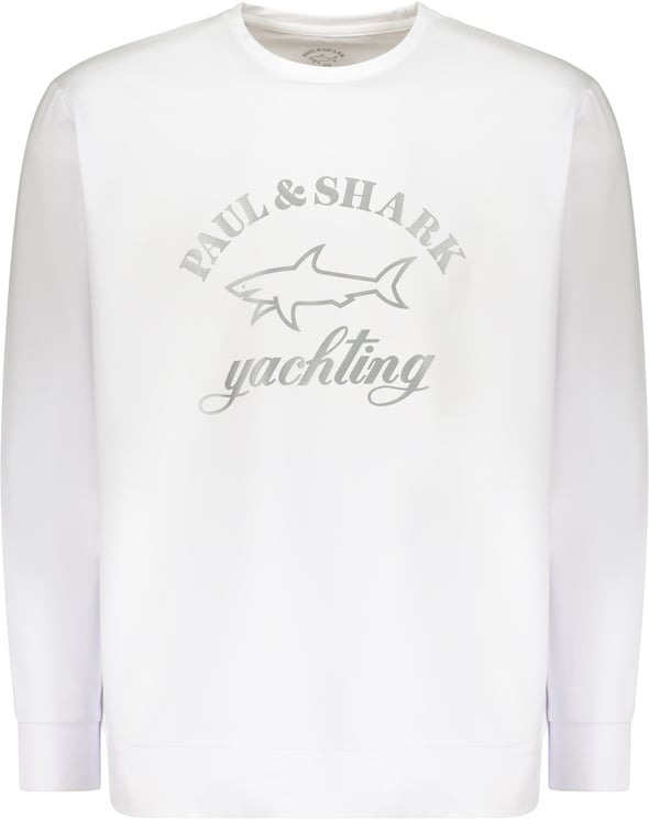 Paul & Shark White long-sleeve shirt modern design