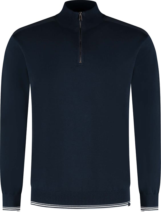 Paul & Shark Men's Woven Cotton Zipped Sweater