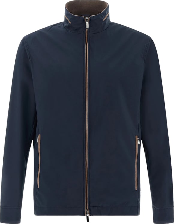 Paul & Shark Deep Navy Giubbotto Typhoon High Collar Jacket