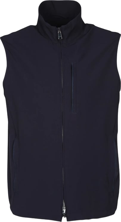 Paul & Shark Black Gilet Dynamic Stretch Polyester Vest