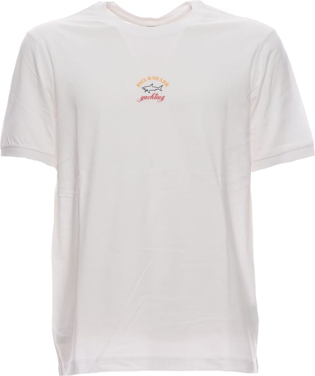 Paul & Shark Basic T-Shirt With Ribbed Crew Neck