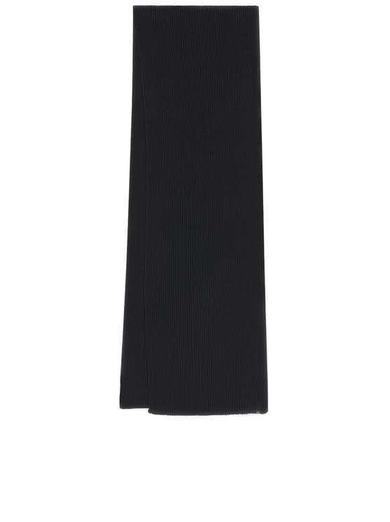 Paul & Shark Ribbed Knit Scarf With Minimalist Aesthetic