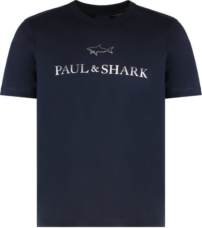 Paul & Shark T-shirt in cotton jersey with logo print