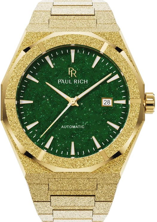Paul Rich Frosted Star Dust II Gold Green FSDA08 Automatic horloge