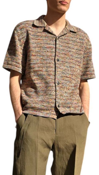 Paul Smith Polo chemise bayadère fondue multicolore Paul Smith Homme M1R 775Z V03027 92