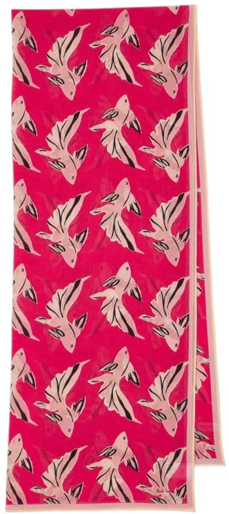 Paul Smith Foulard fuchsia print poissons rose Paul Smith Femme Homme W1A 250B U941 22