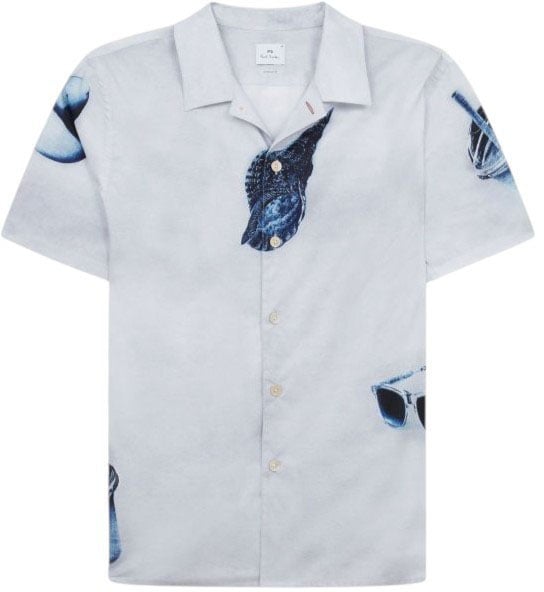 Paul Smith Chemisette ciel print lunettes coquillage Paul Smith Homme M2R 695U V22653 74