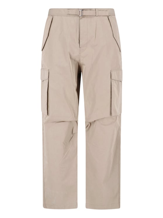 Paul Smith Beige Mid-Rise Cotton Cargo Pants