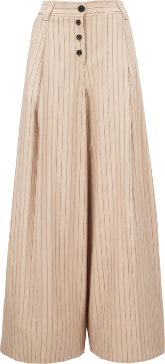 Paul Smith Paul Smith Embroidered viscose blend pants