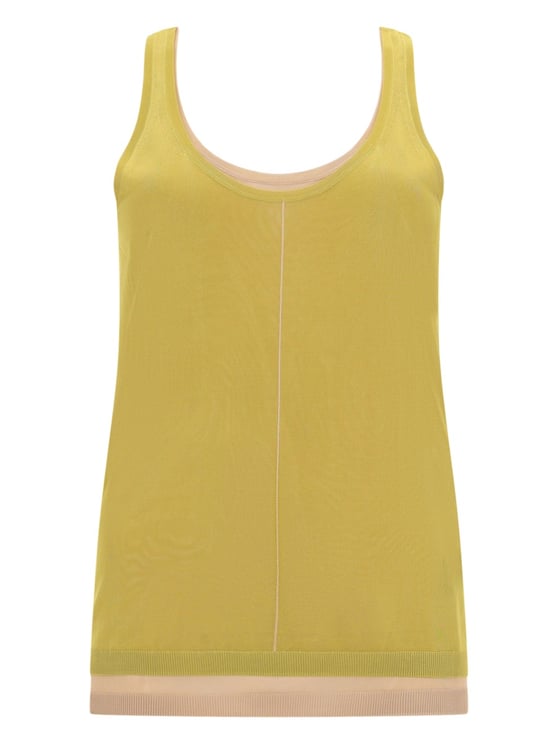 Paul Smith Sleeveless Scoop Neck Smooth Texture Tank Top