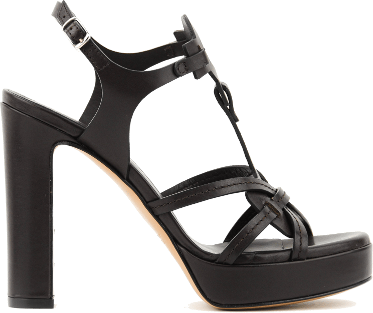 Paul Warmer Paulwarmer Paris Sandal Dark Brown