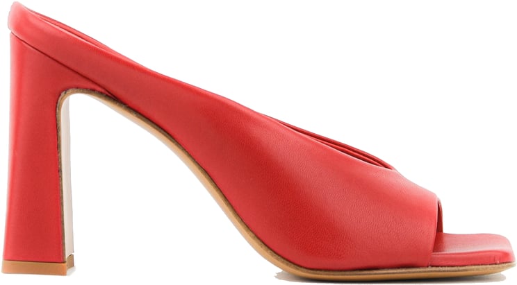 Paul Warmer Paulwarmer Livia Mule Red 95