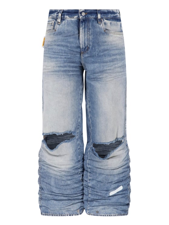 PDF di Domenico Formichetti Blue Rich Kid Vintage Wide-Leg Jeans