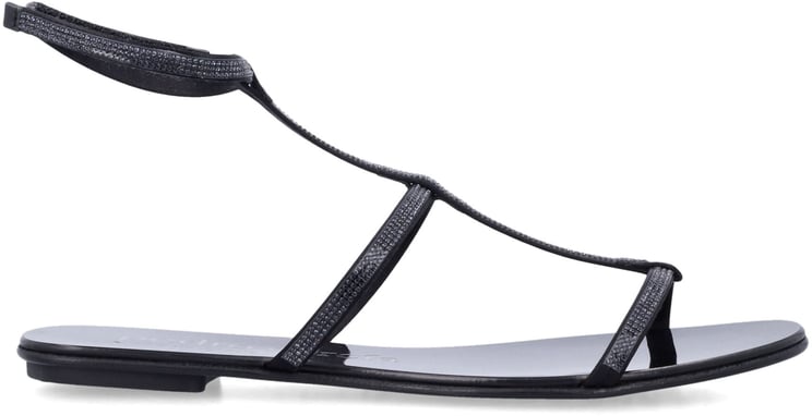 Pedro Garcia Enola Sandals Black Satin