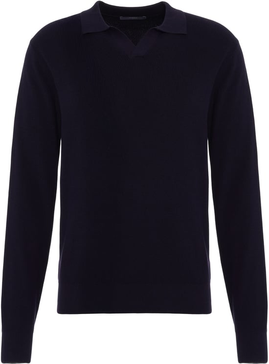 People of Shibuya Long-sleeve skipper polo shirt 'Budou'