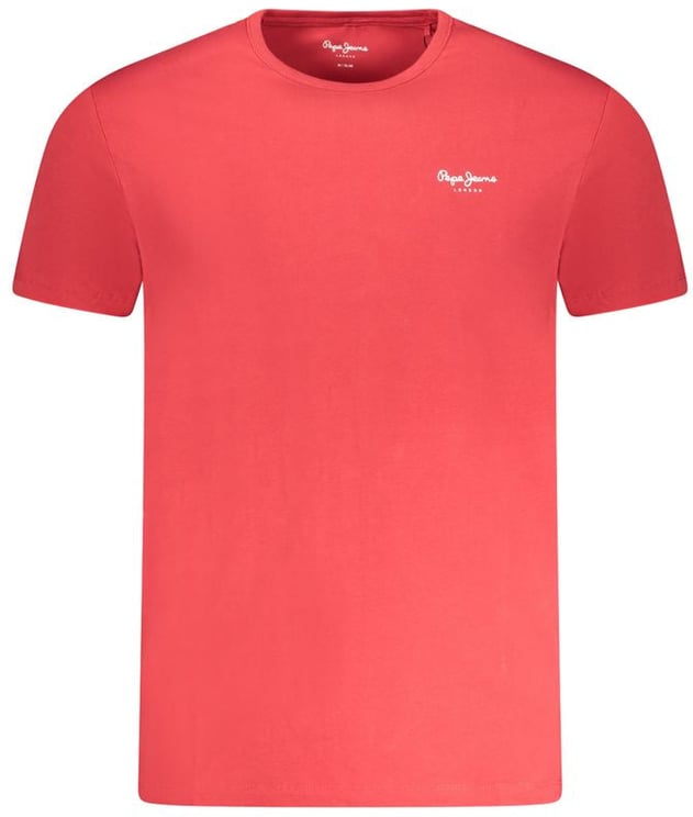Pepe Jeans Pepe Jeans Red Cotton Men T-Shirt