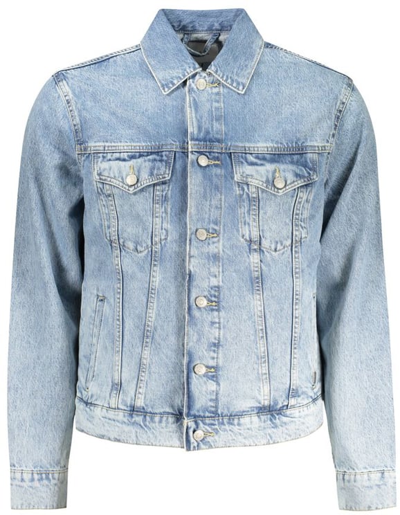 Pepe Jeans Pepe Jeans Azzurro Cotton Men Jacket