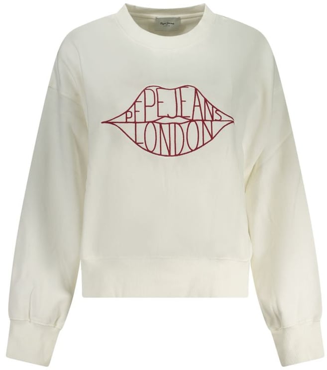Pepe Jeans Pepe Jeans Bianco Cotton Womens Sweatshirt