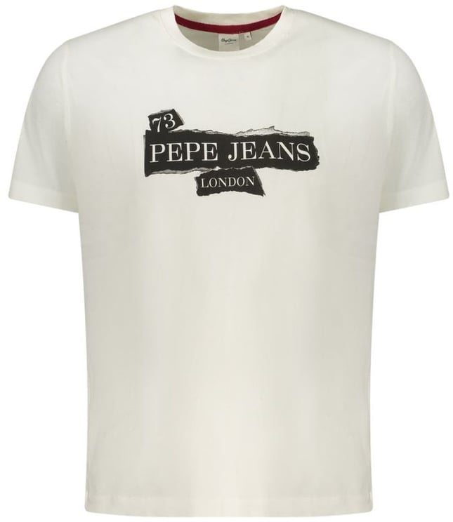 Pepe Jeans Pepe Jeans White Cotton Men T-Shirt