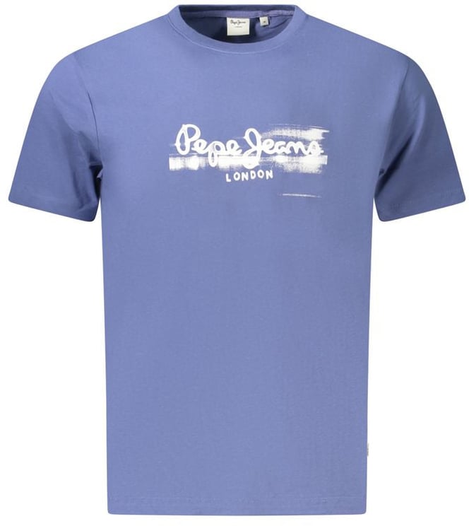 Pepe Jeans Pepe Jeans "Blue Cotton Men T-Shirt"