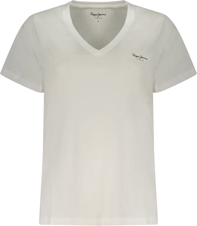 Pepe Jeans Pepe Jeans Bianco Cotton Womens T-Shirt