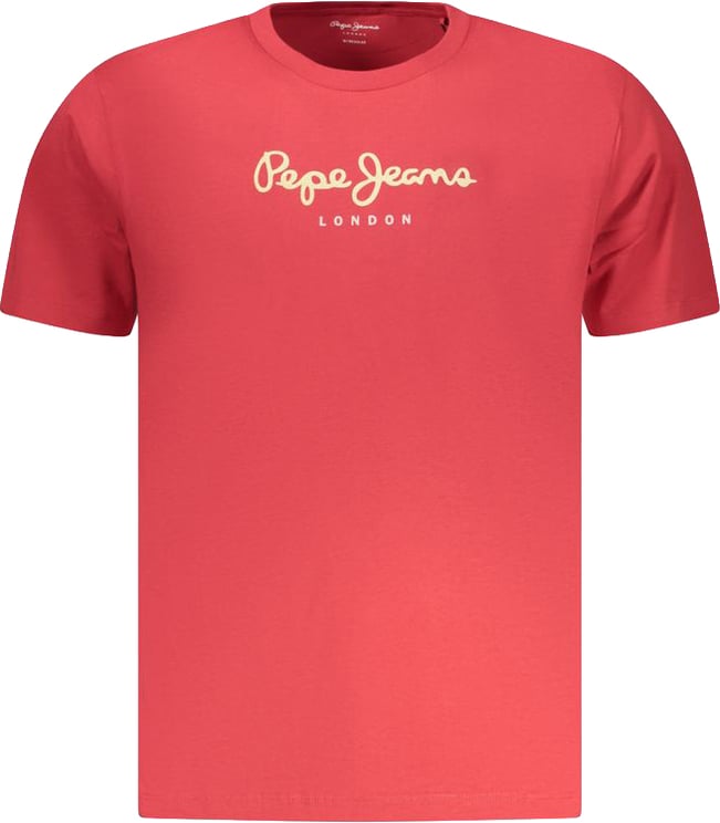 Pepe Jeans Pepe Jeans Rosso Cotton Men T-Shirt