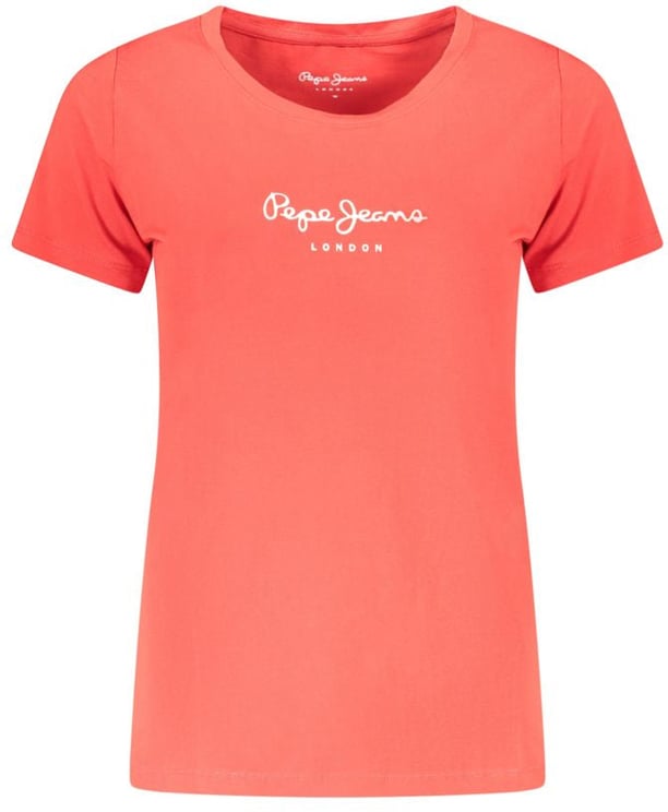 Pepe Jeans Pepe Jeans Red Cotton Women T-Shirt