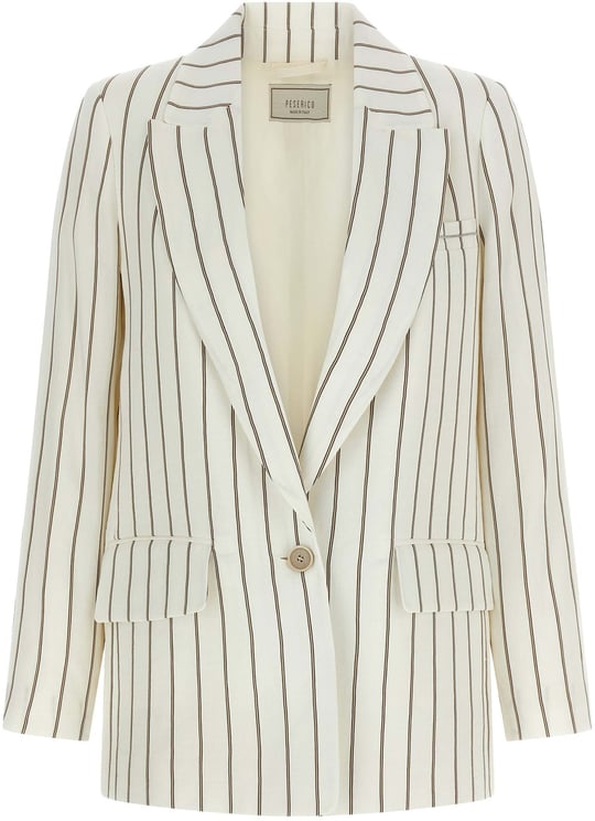 Peserico Peserico White Linen Blazer