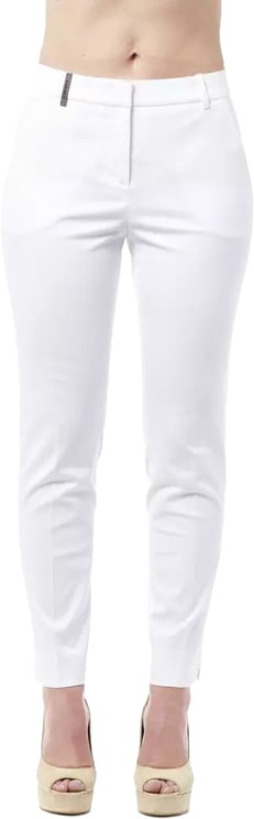 Peserico Peserico White Cotton Pants