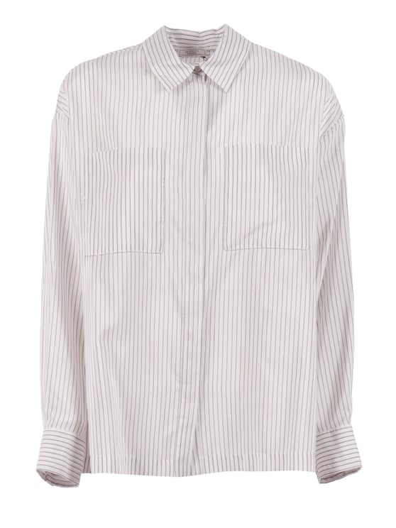 Peserico Blouse Pinstripe Classic Blouse